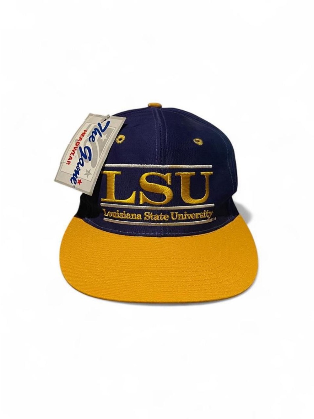 NWT Vintage 1984 LSU Louisiana State Univ. Tigers The Game SnapBack Hat OS